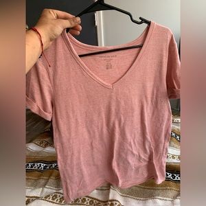 Very light pink American Eagle Soft & Sexy Plush T Shirt. Very soft material.